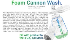 Foam cannon car wash The best car wash soap for foam cannons and car washes.